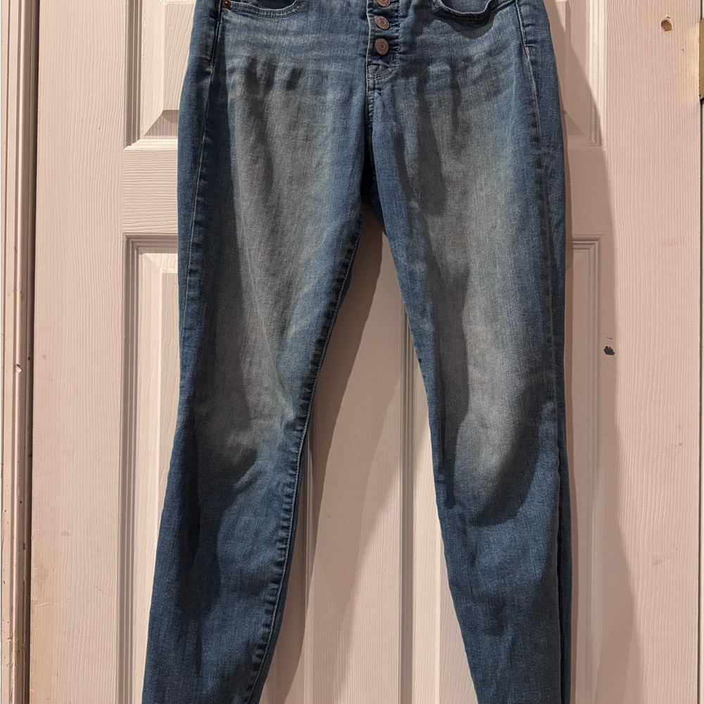 Gap button fly, high waist mom Jeans